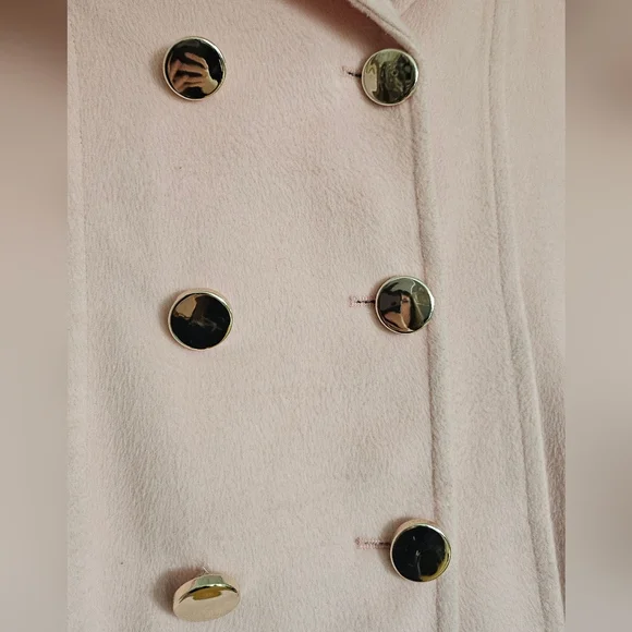 Emiriawiz Gyaru Pink Double Breasted Coat With Matching Belt